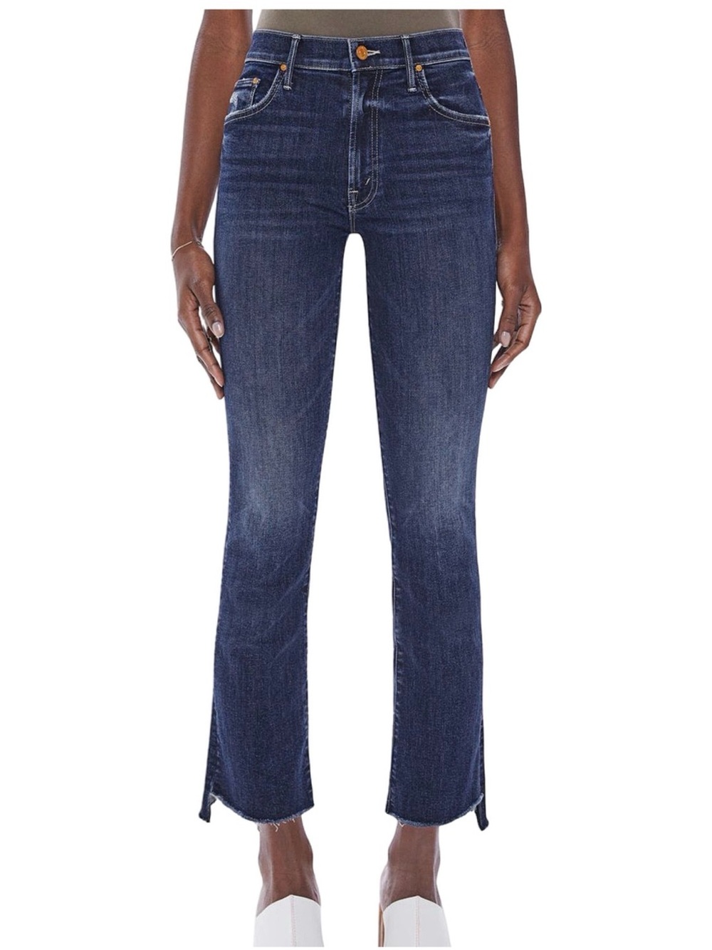 MOTHER Insider Crop Fray 30